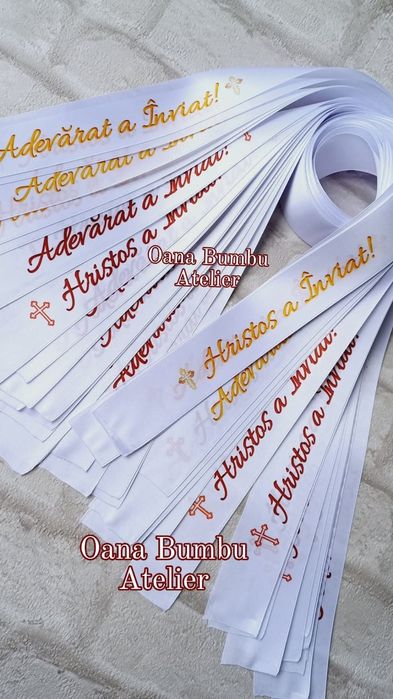 Set 20 buc Panglica lumanari Inviere Paste