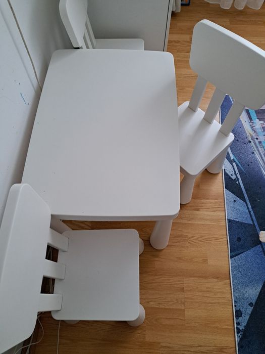 Masa plastic Mamut + 3 scaune copii