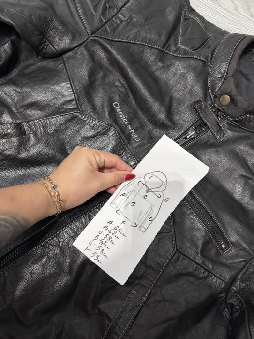 Geaca moto piele classics by polo road