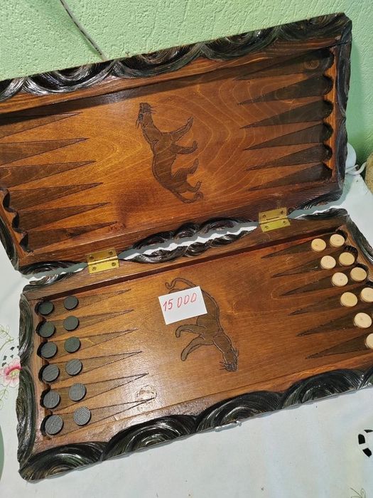 Шахматы и нарды в одной доске