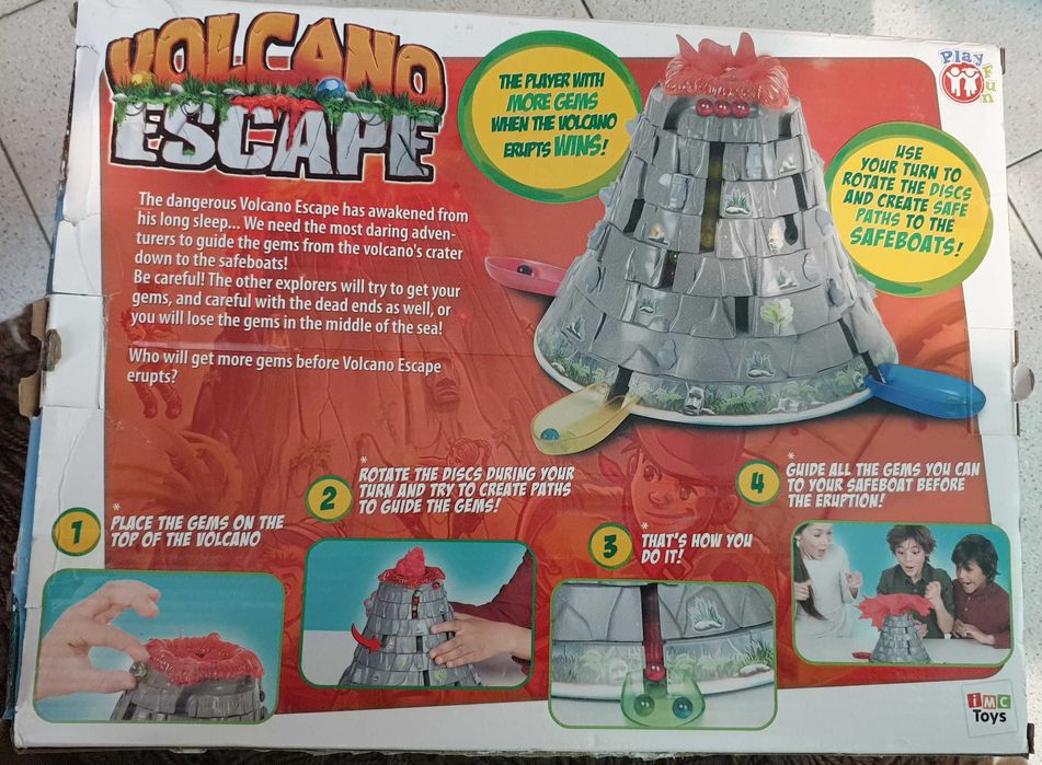 Детска игра Бягство от Вулкана