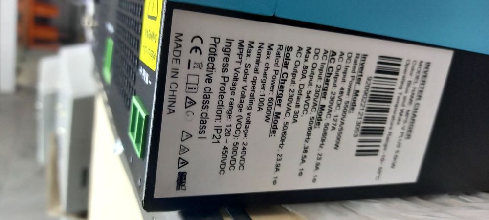 Солнечный гибридный инвертор 5,5 квт