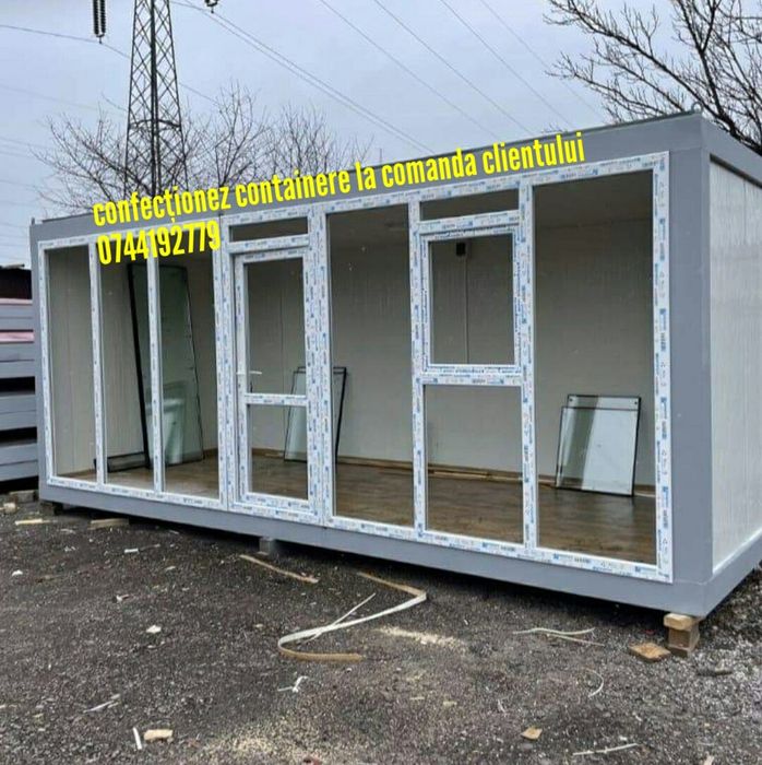 Vand container tip căsuțe birou fără autorizație sau proiecte