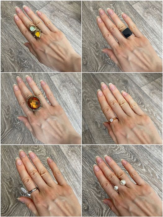 Бижутерия- кольца , серьги , колье