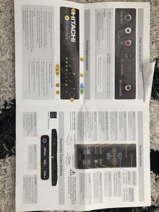 Soundbar HITACHI HSB32B26