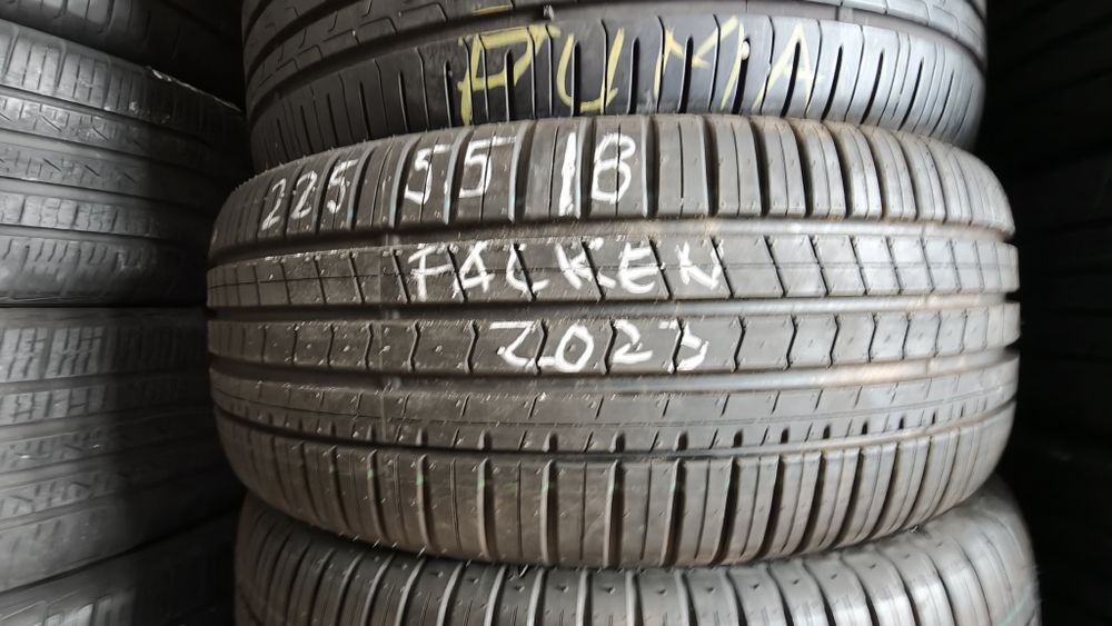 Set 4 anvelope noi vara Falken 225 55 18, dot.2623, pret/buc