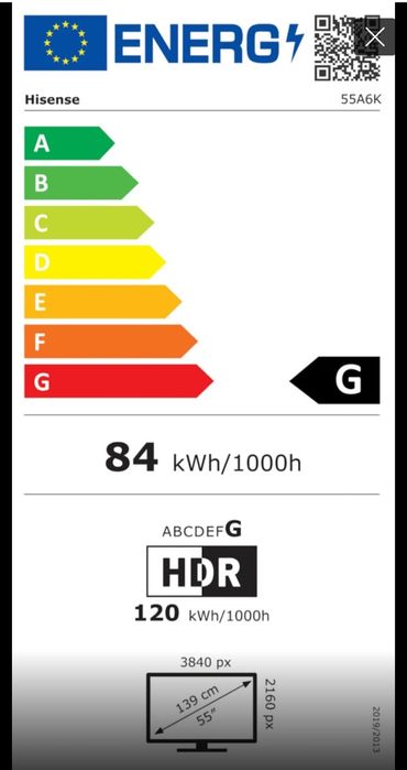 Телевизор Hisense 55A6K