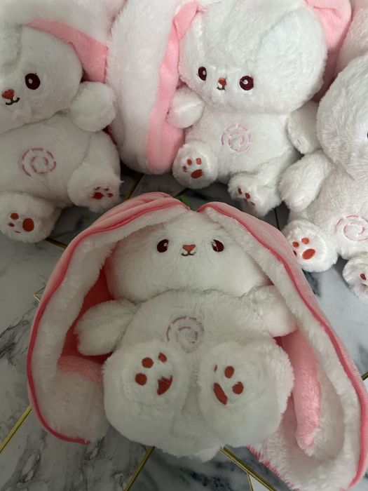 Дышащий зайчик в клубнике