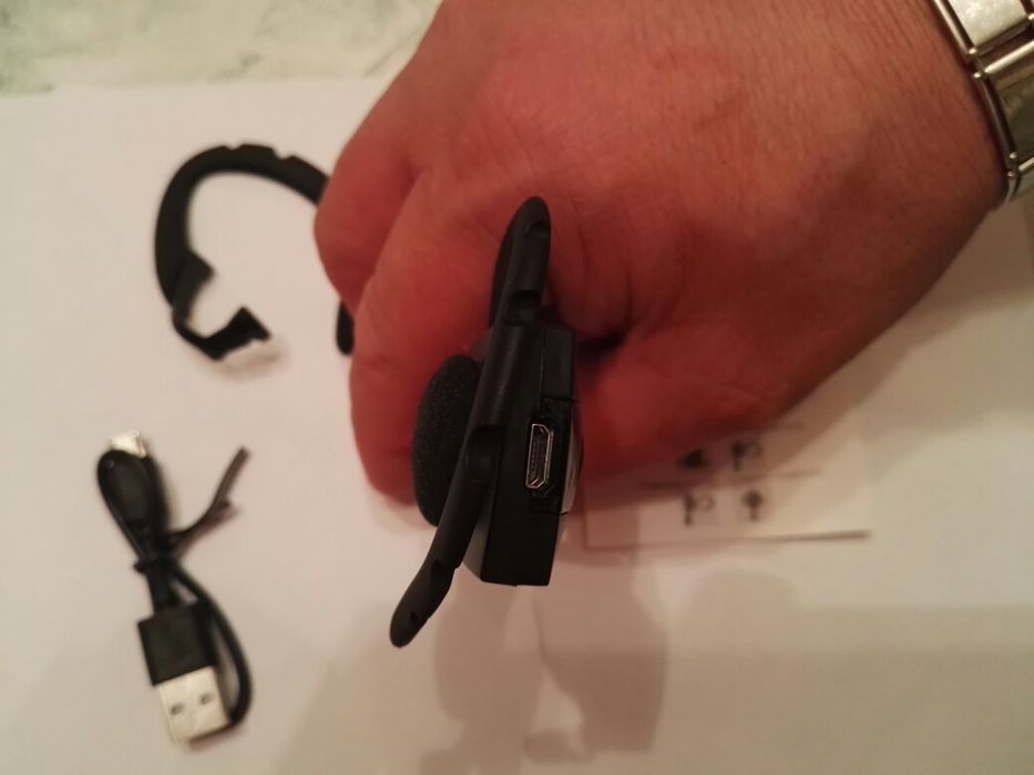 Безжична слушалка с микрофон, bluetooth handsfree, блутут, хендсфри