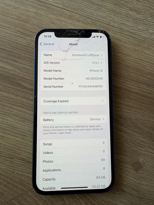 iPhone 12 Blue, 64 GB