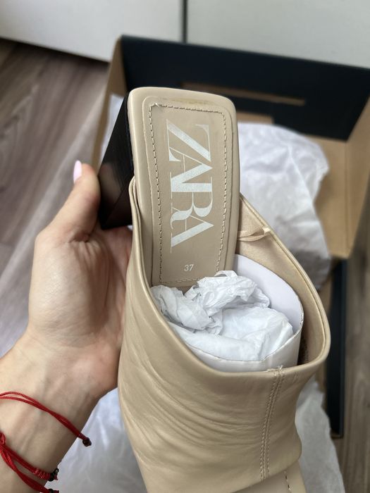 Vand sandale Zara din piele