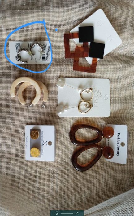 Сырғалар браслеттер набор