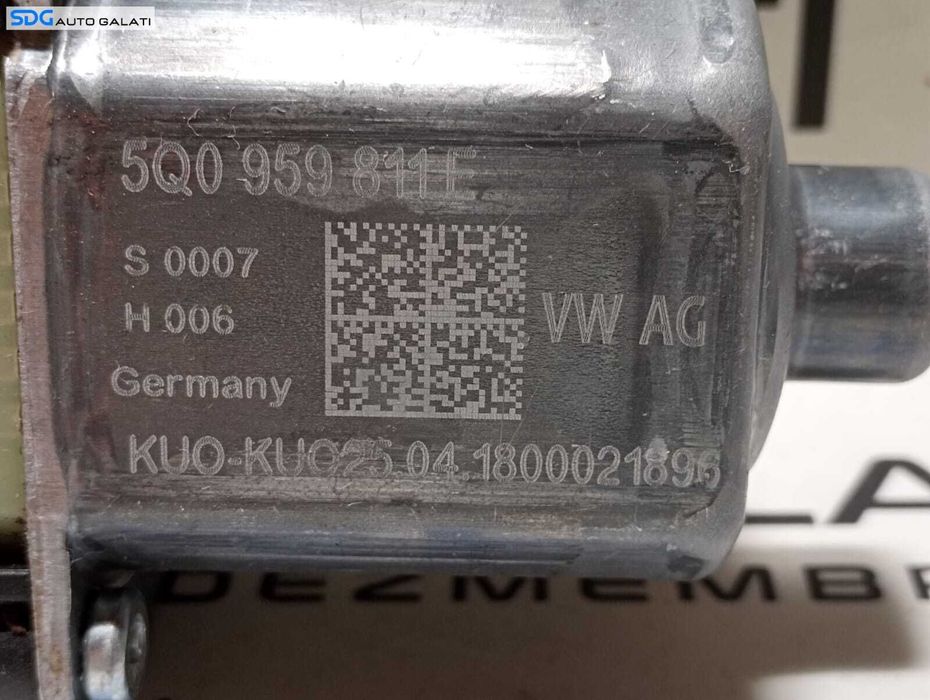 Motoras Geam Macara Electrica Usa Portiera Stanga Spate Seat Leon 2013 - 2017 Cod 5Q0959811E [M5797]
