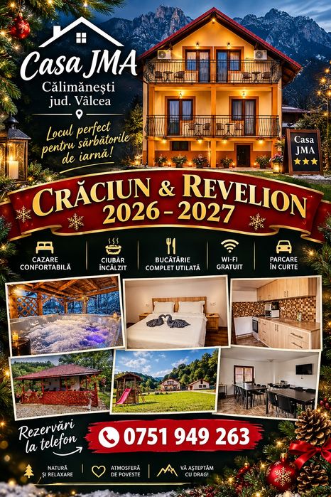 Cazare Revelion Calimanesti - Caciulata - Foisor - Gratar - Jacuzzi/Ciubar