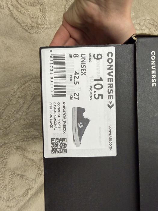 Кеды converse черного цвета