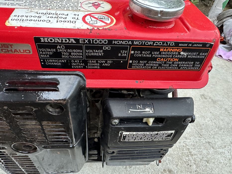 Generator Honda ex 1000
