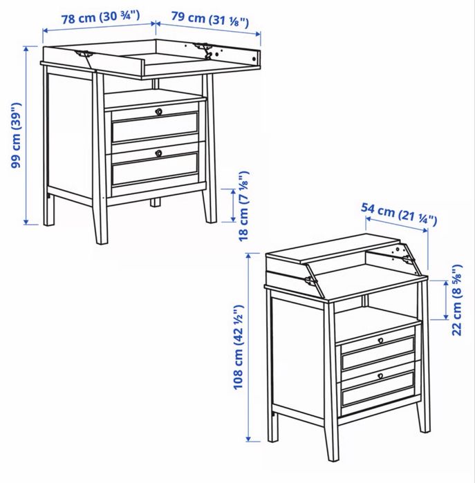 Детский комод ikea