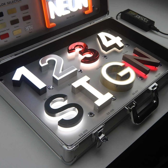 Наружная реклама, Световые объемные буквы, световой коруб, вывеска