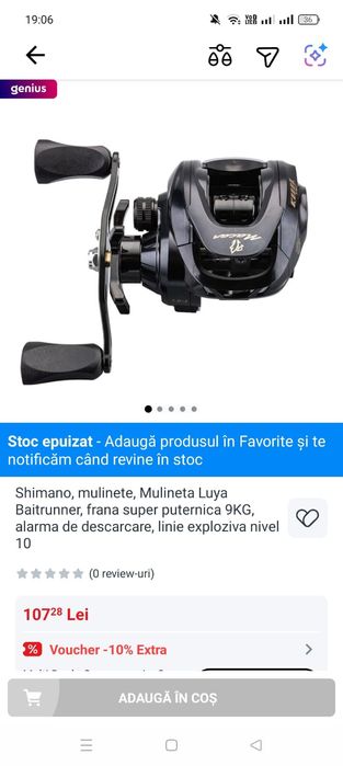 Mulinete pescuit noi, somn, crap, spining.