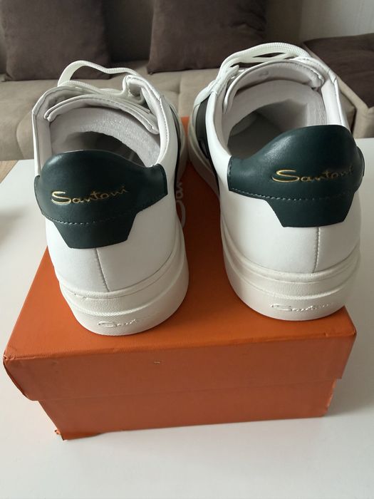 Santoni ‘White/Green’