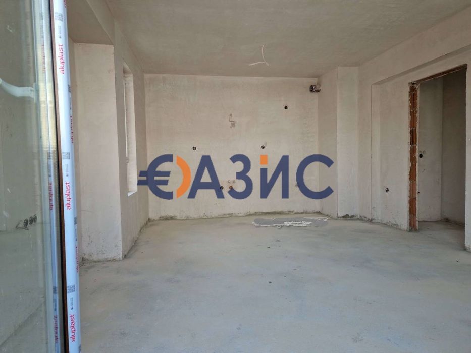 2-стаен апартамент на 3-ти етаж, Флора Бийч, Сарафово, Бургас - 64,8