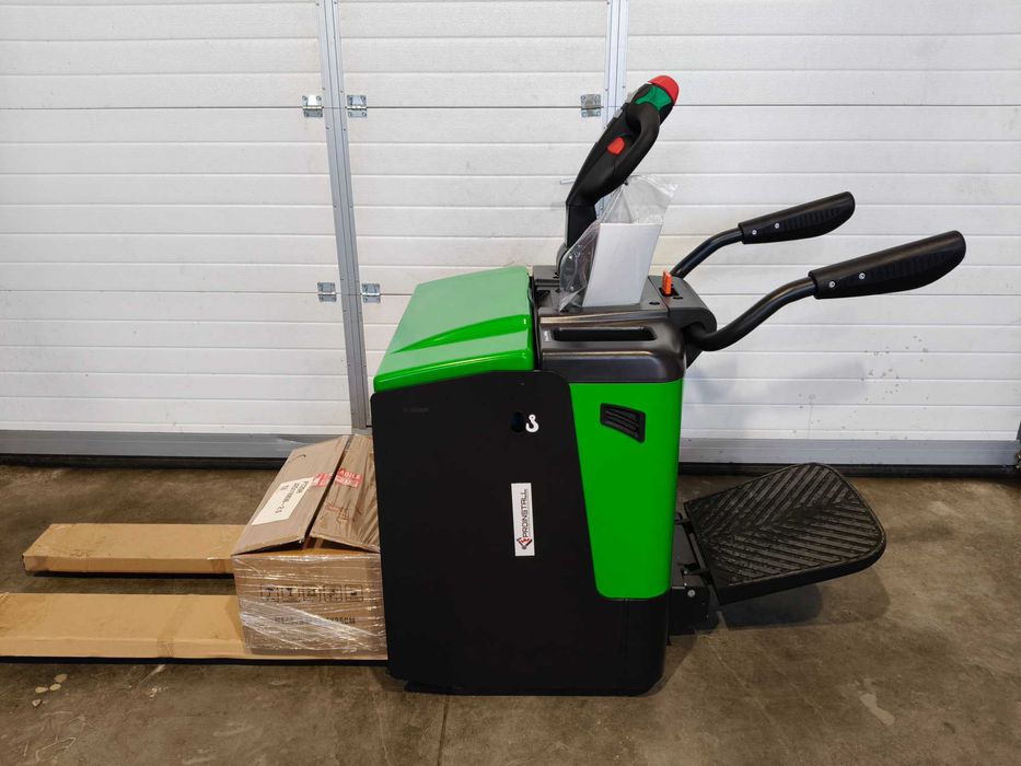 Ел. палетна количка Noblelift, с платформа, товар до 2000 кг, НОВА