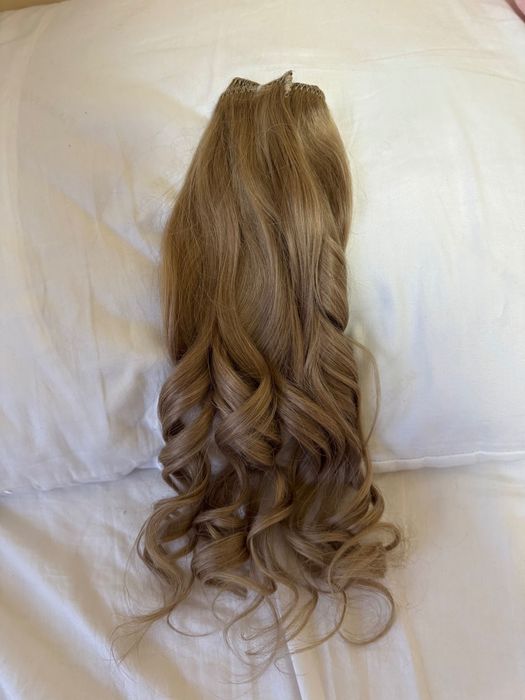 100% натурална индийска коса, мека и готова за носене