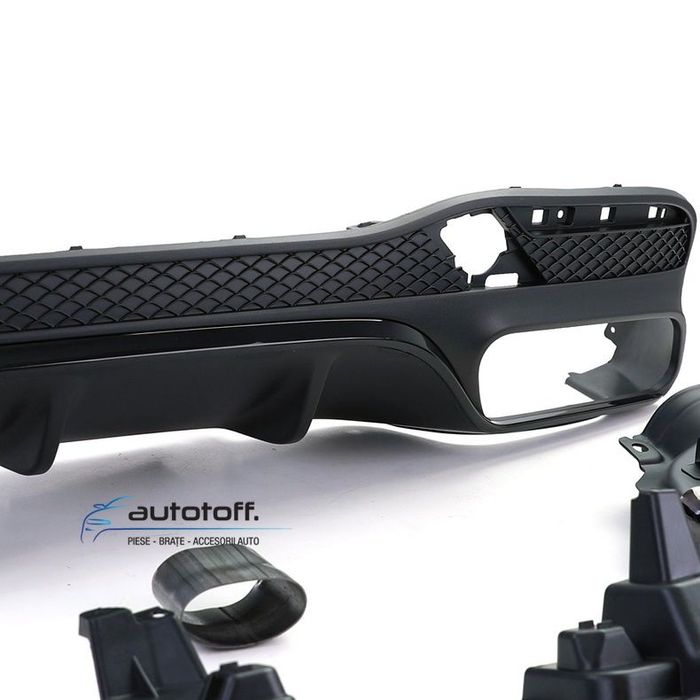 Difuzor bara spate compatibil Mercedes GLS X166 Facelift (15-19) Black Look