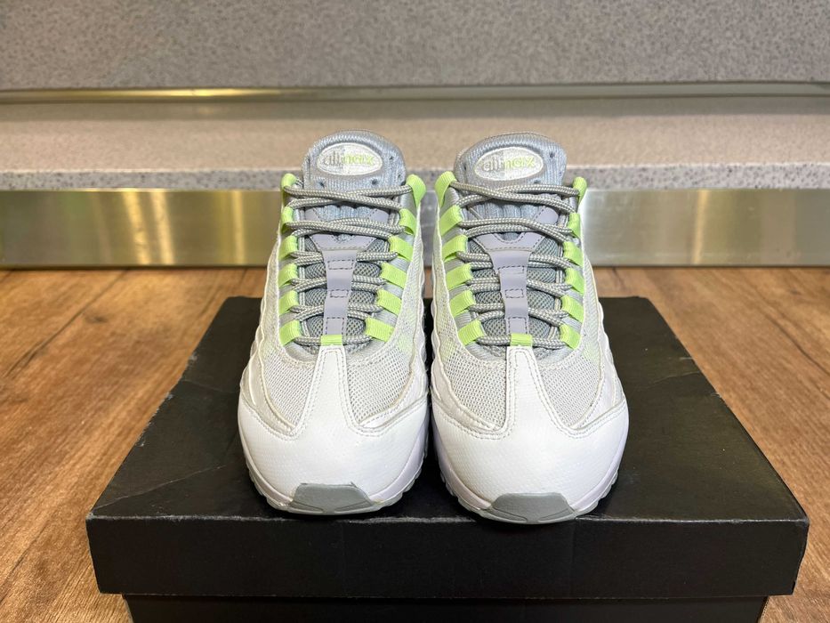 ОРИГИНАЛНИ *** Nike Air Max 95 " White Green Neon "