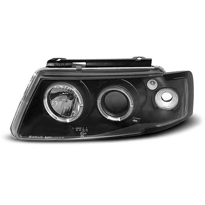 Фарове Пасат Б5 ЛЕД ейнджъл VW Passat B5  LED Angle eyes Черни Тунинг