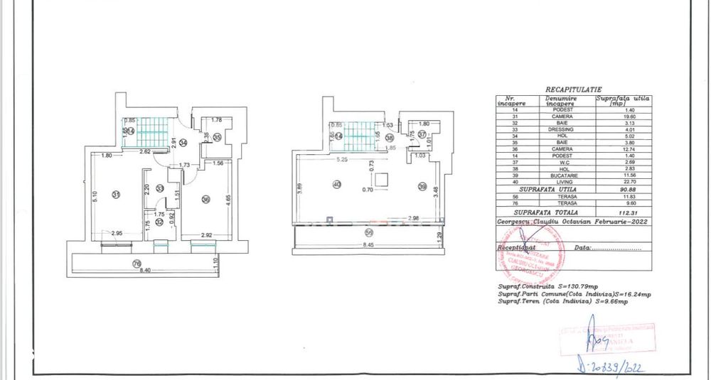 Duplex 3 camere - Vedere panoramica - Etaj 19-20 - Comision 0%