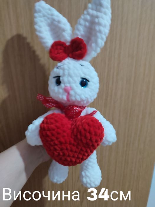 Ръчно изработена плетена играчка, зайче, мече и други