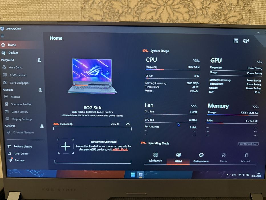 Ноутбук Asus Rog Strix