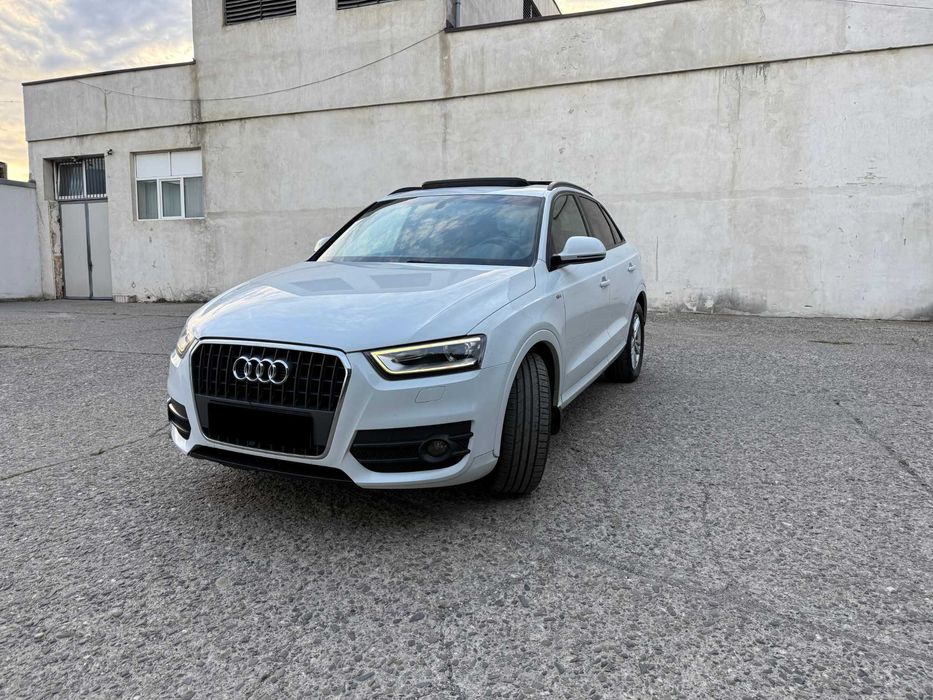 Audi Q3-2.0TDI-140CP-2014-AUTOMAT-TRAPA PANORAMICA-S-LINE-Piele Coniac -Webasto