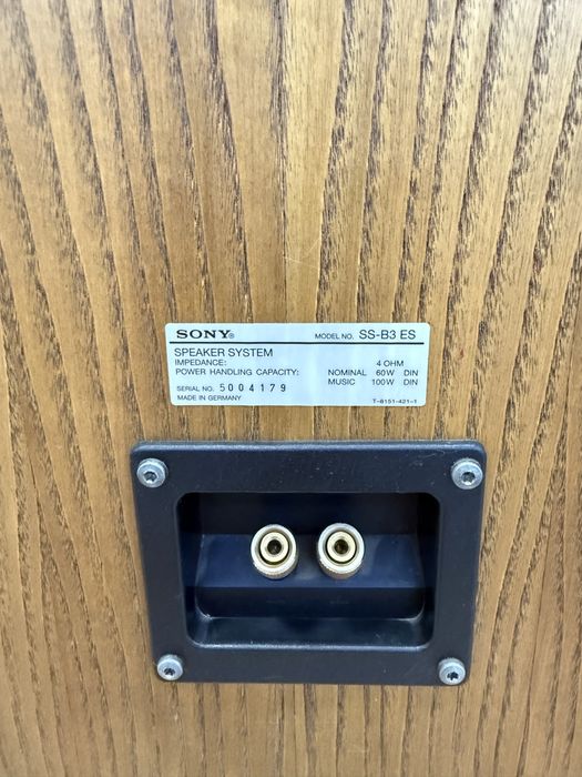 BassMonster! SONY SS B3 ES Редкие!