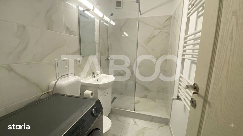 Apartament de inchiriat mobilat utilat 3 camere 56 mpu Sibiu