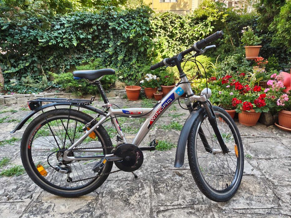 Дамски ретро велосипед Puch и Детски велосипед Winora алуминиев 24"