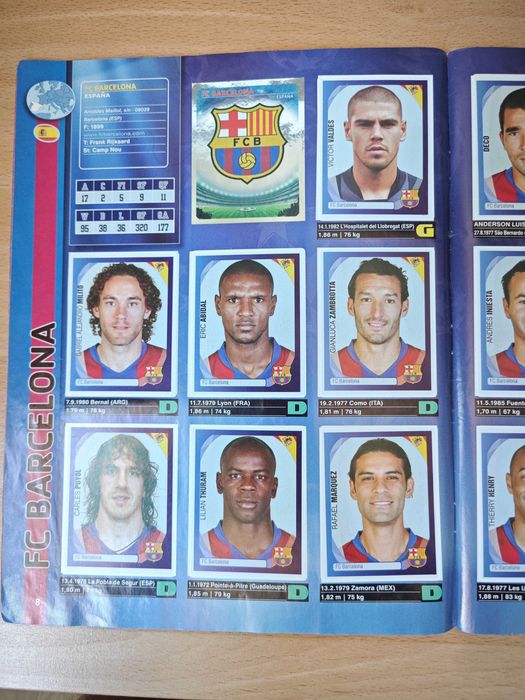Album Champions League 2007/2008 Panini complet