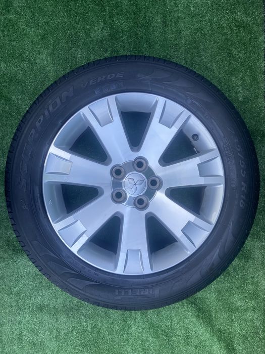Set 4 Jante Aliaj OE Mitsubishi Outlander cu anvelope vara 235 55 R18
