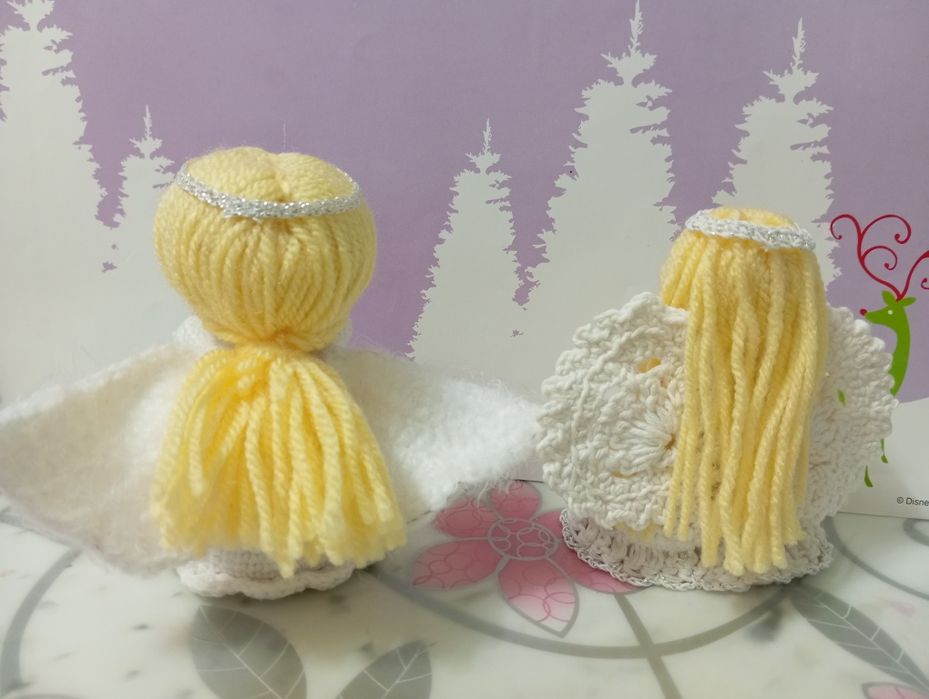 Ангелочки и собачка Варежка.