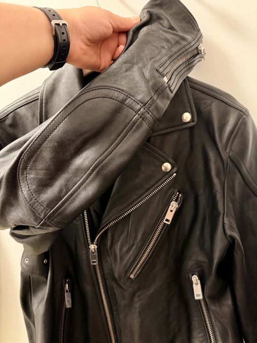 Оригинално мъжко кожено яке Diesel XL – 100% Lambskin – като ново