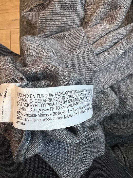 Massimo Dutti сив пуловер