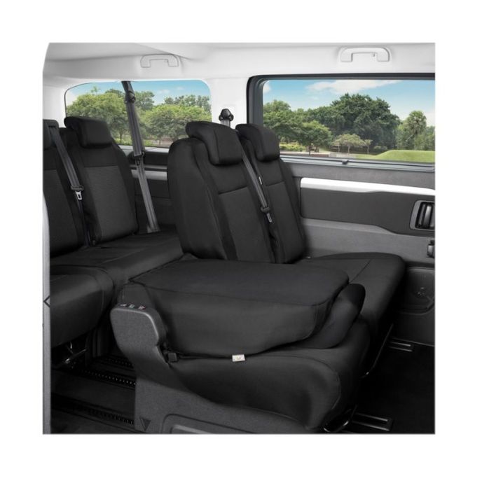 Set huse scaune auto Kegel Tailor Made pentru Peugeot Expert III , Traveller, Citroen Jumpy, SpaceTourer,  Toyota ProAce II, ProAce Verso II 2016-, Opel Vivaro C, Zafira Life 2019-,   DV3, 3 locuri  2+1 pe