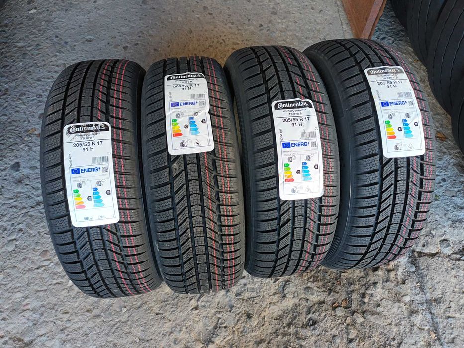 4 Нови зимни гуми 205/55 R17 Continental WinterContact TS870P 91H
