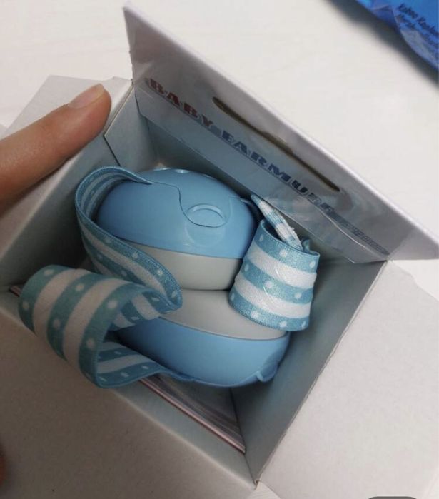 Casti antifonice pentru bebelusi , nou culoarea gri