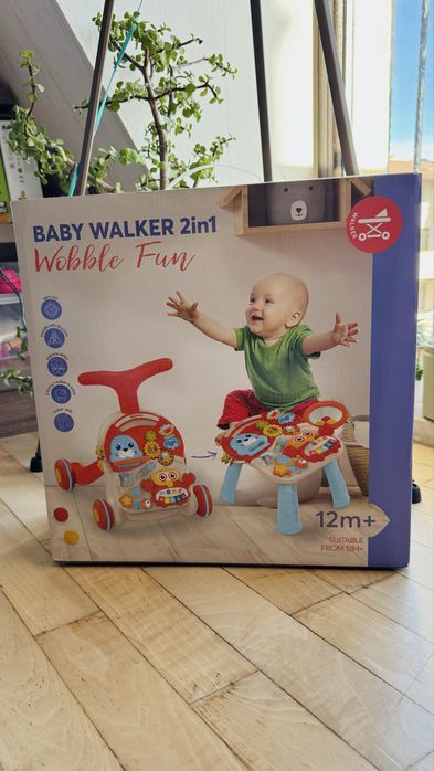 Проходилка уокър 2в1 Kikka Boo Wobble Fun