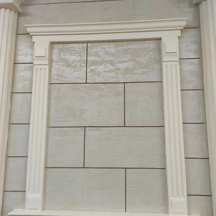 Обрамление для окна из пенопласта