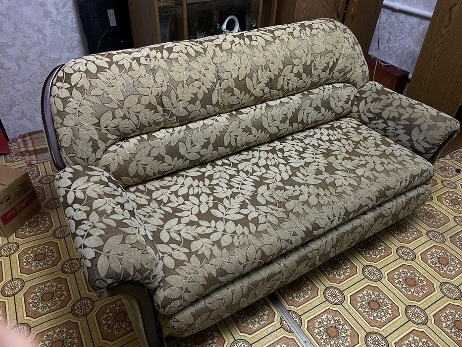 Продам диван, софу и кресло б/у