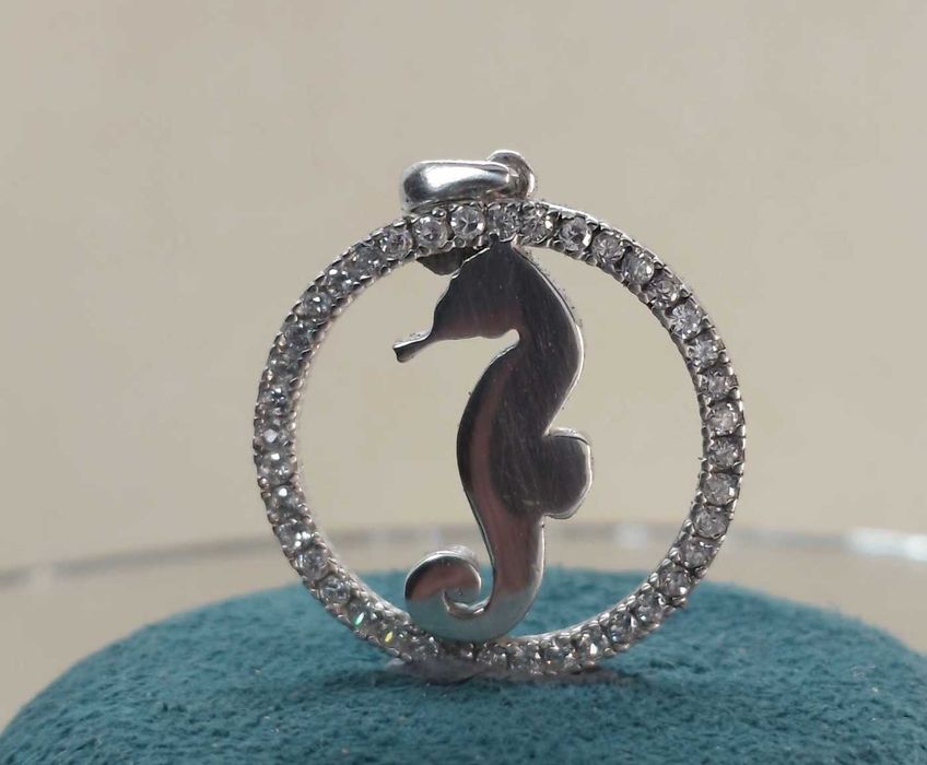 Pandantiv Argint 925 „Căluț de Mare” – Semnat SEZGIN SILVER