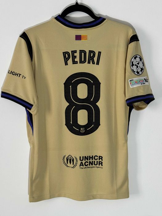 Tricou Barcelona Away 25/26 Pedri Raphinha Yamal Cancelo